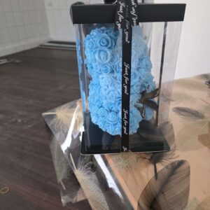 Ewiger Rosenbär Blau